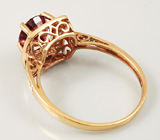 Кольцо с красивейшей бирманской шпинелью и бриллиантами