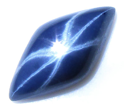 Кольцо со звездчатым сапфиром и бриллиантами