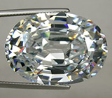 Кольцо с бесцветными цирконами и бриллиантами