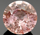 Кольцо с оранжево-розовым сапфиром и бриллиантами