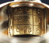 Золотое кольцо с иранской бирюзой