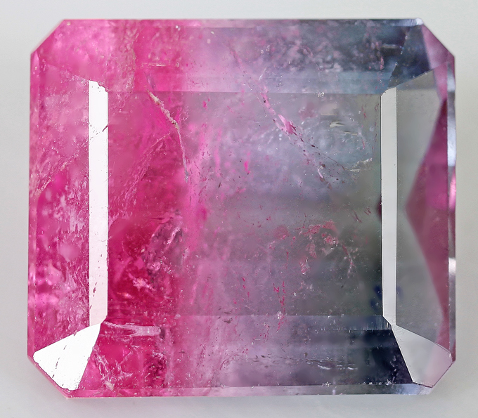 Кольцо с полихромным турмалином