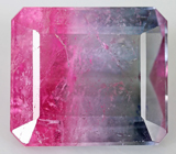 Кольцо с полихромным турмалином