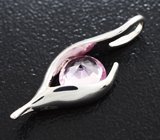 Кулон с роозвым сапфиром