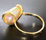 Кольцо с превосходным суданским опалом и бриллиантами