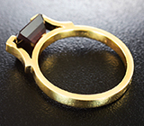 Кольцо с андезином и бриллиантами