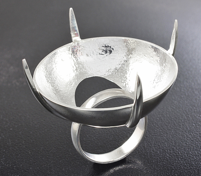 Серебро 925 Кольцо-оправа из стерлингового серебра