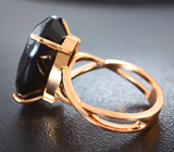 Кольцо с черным турмалином – шерлом 14,52 карата