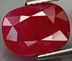 Кольцо с крупным рубином 3 карата