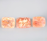 Набор из 3 орегонских солнечных камней 20,15 карата