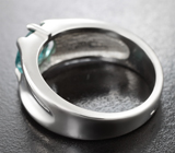 Кольцо с индиголит турмалином 1,81 карата Серебро 925