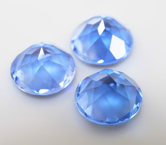 Набор из 3 флюоритов со сменой цвета 13,39 карата