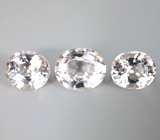 Набор из 3 морганитов 6,85 карата