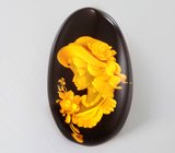 Резной янтарь 13,37 карата