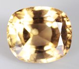 Серьги с редкими синхалитами 1,99 карата, гелиодорами 8 карат и оранжевыми сапфирами