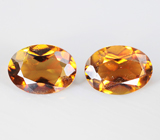 Пара желтых турмалинов 1,51 карата