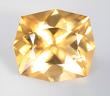 Чистейший крупный цитрин авторской огранки 30,6 карата