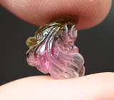 Резной арбузный турмалин 3,41 карата