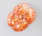 Резной солнечный камень 7,42 карата