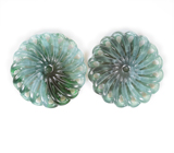 Крупная пара резных нефритов 40,21 карата