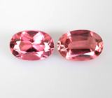 Пара красных турмалинов 1,08 карата
