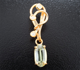 Комплект с диаспорами 2,42 карата и бриллиантами Золото