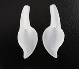 Пара резного кварца 15,08 карата