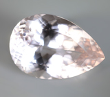 Кольцо с морганитом 8,23 карата и розовыми сапфирами