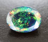 Ограненный черный опал 3,01 карата