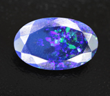 Ограненный черный опал 3,7 карата