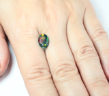 Ограненный черный опал 1,42 карата