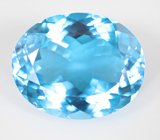 Крупный! Чистейший swiss топаз 50,22 карата