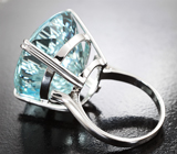 Комплект с аквамаринами 78,47 карата Золото