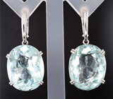 Комплект с аквамаринами 78,47 карата