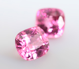 Пара пурпурно-розовых "неоновых" шпинелей 0,85 карата