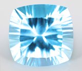 Крупный swiss топаз лазерной огранки 16,64 карата
