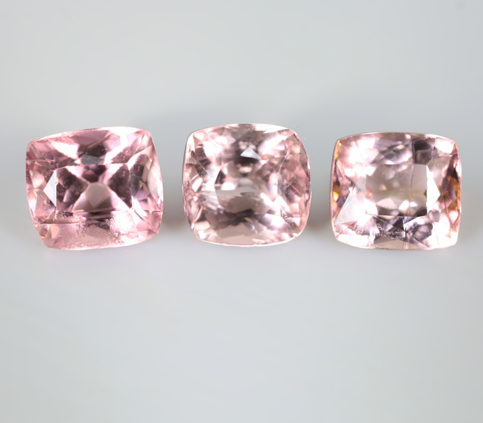 Набор из 3 турмалинов 5,95 карата