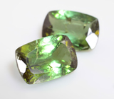 Пара зеленых апатитов 5,81 карата