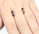 Пара ярких цирконов 4,81 карата