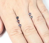 Набор из 5 редких гранатов с александритовым эффектом 1,16 карата