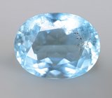 Насыщенный аквамарин 1,87 карата