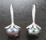 Подвесы для серег с цветным морским жемчугом 5,18 карата