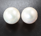 Пара кремово-белых морских жемчужин 25,35 карата! Исключительный люстр