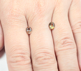 Пара андалузитов 1,15 карата