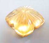 Чистейший крупный резной цитрин 24,19 карата