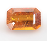 Редкий бастнезит ювелирного качества с включением рутила 0,98 карата