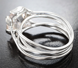 Кольцо с чистейшим морганитом 4,65 карата Серебро 925