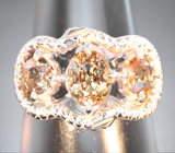 Кольцо с гранатами со сменой цвета 2,05 карата