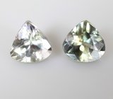 Пара полихромных цоизитов 1,04 карата