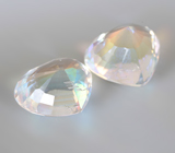 Пара ограненных лунных камней 2,22 карата